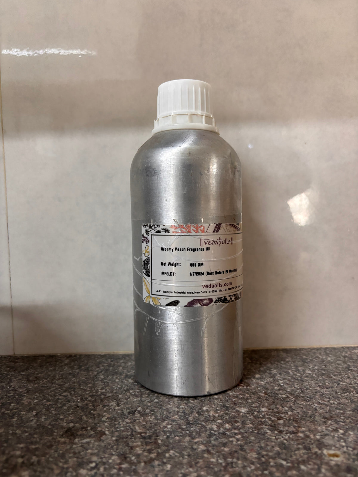 Creamy Peach Fragrance Oil - 341 gms