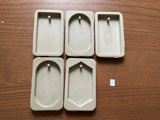 Mould - Wax Tablet - Set of 5 cavities - C37