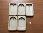 Mould - Wax Tablet - Set of 5 cavities - C37