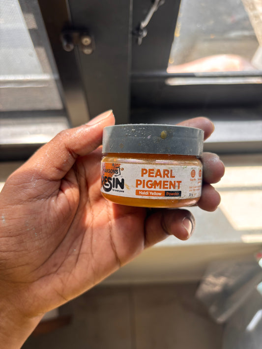 Mica Powder(Used) - Haldi Yellow