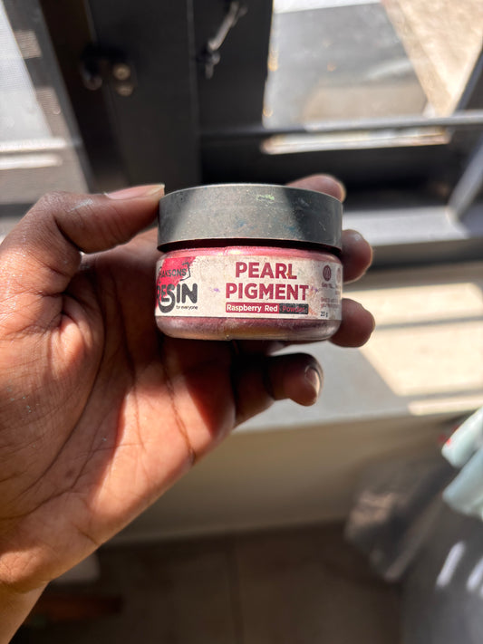 Mica Powder(Used) - Rasberry Red