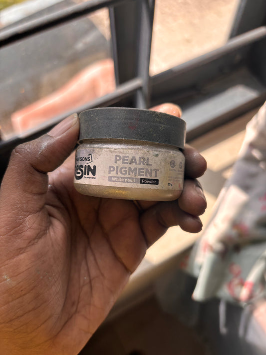Mica Powder (Used) - White pearl