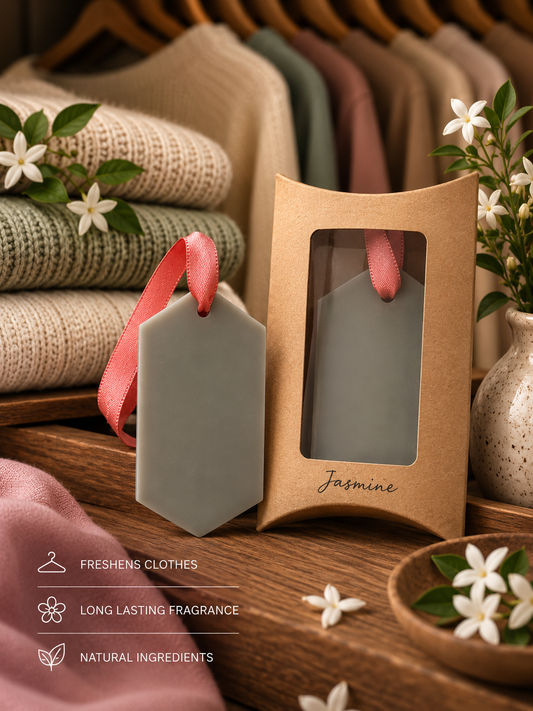 Wardrobe Wax Tablet - Jasmine Fragrance