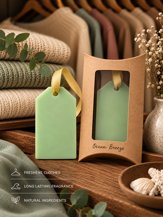 Wardrobe Wax Tablet - Ocean Breeze Fragrance