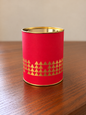 Red Foiled Cannisters - Set of 4