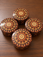 Small Mandala Tin Jars - TYPE 8