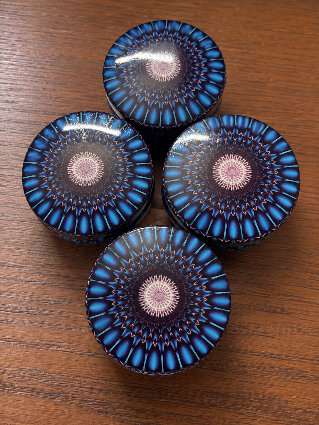 Small Mandala Tin Jars - TYPE 4