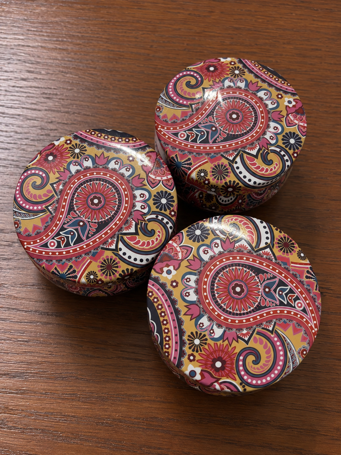 Small Mandala Tin Jars - TYPE 2