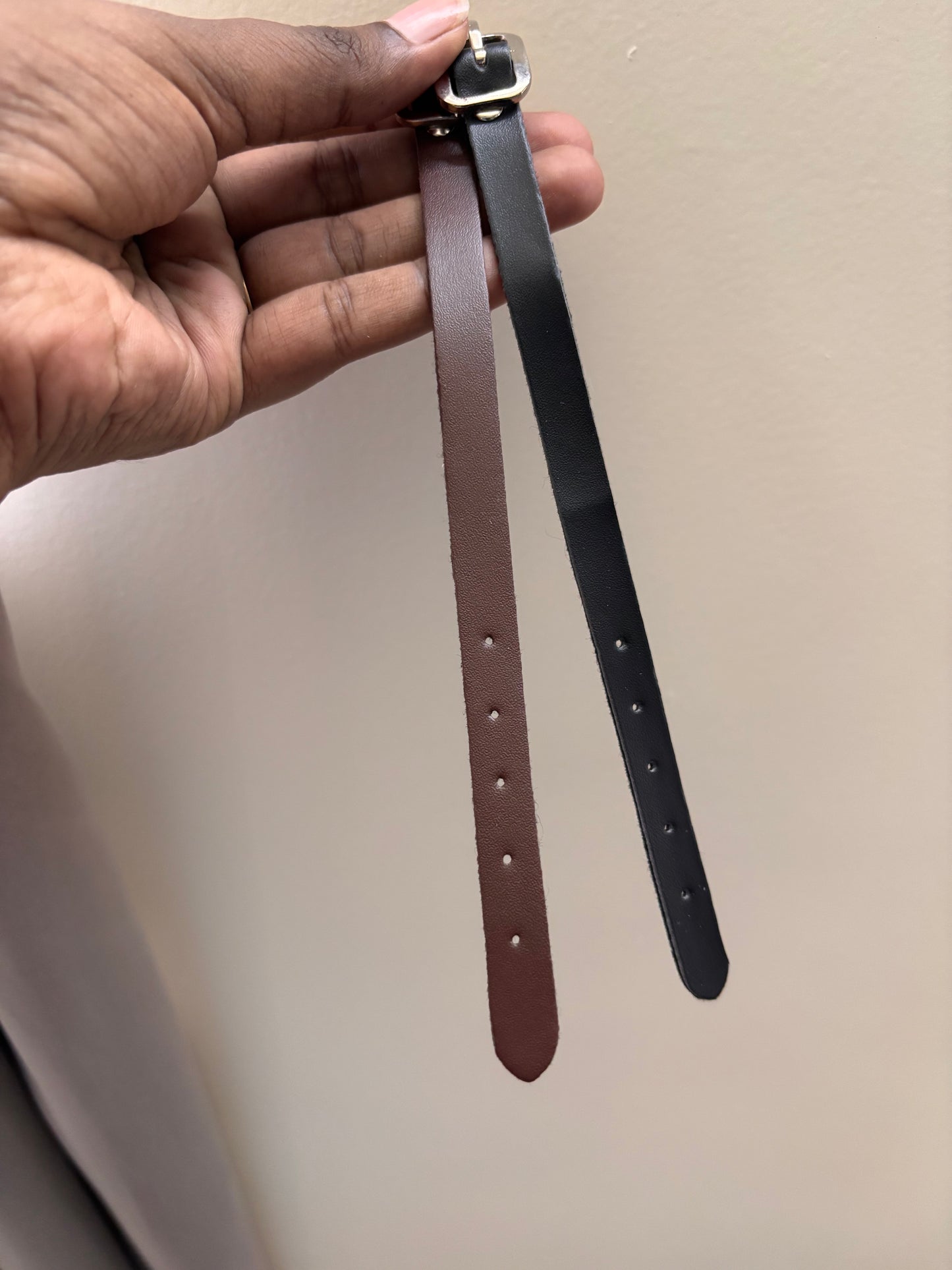 Brown & Black Luggage Tag Strap(38 nos)