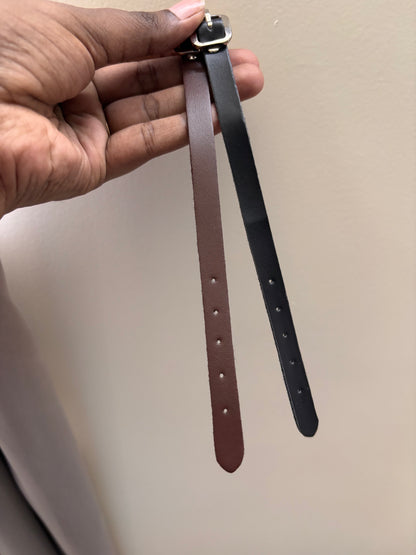Brown & Black Luggage Tag Strap(38 nos)