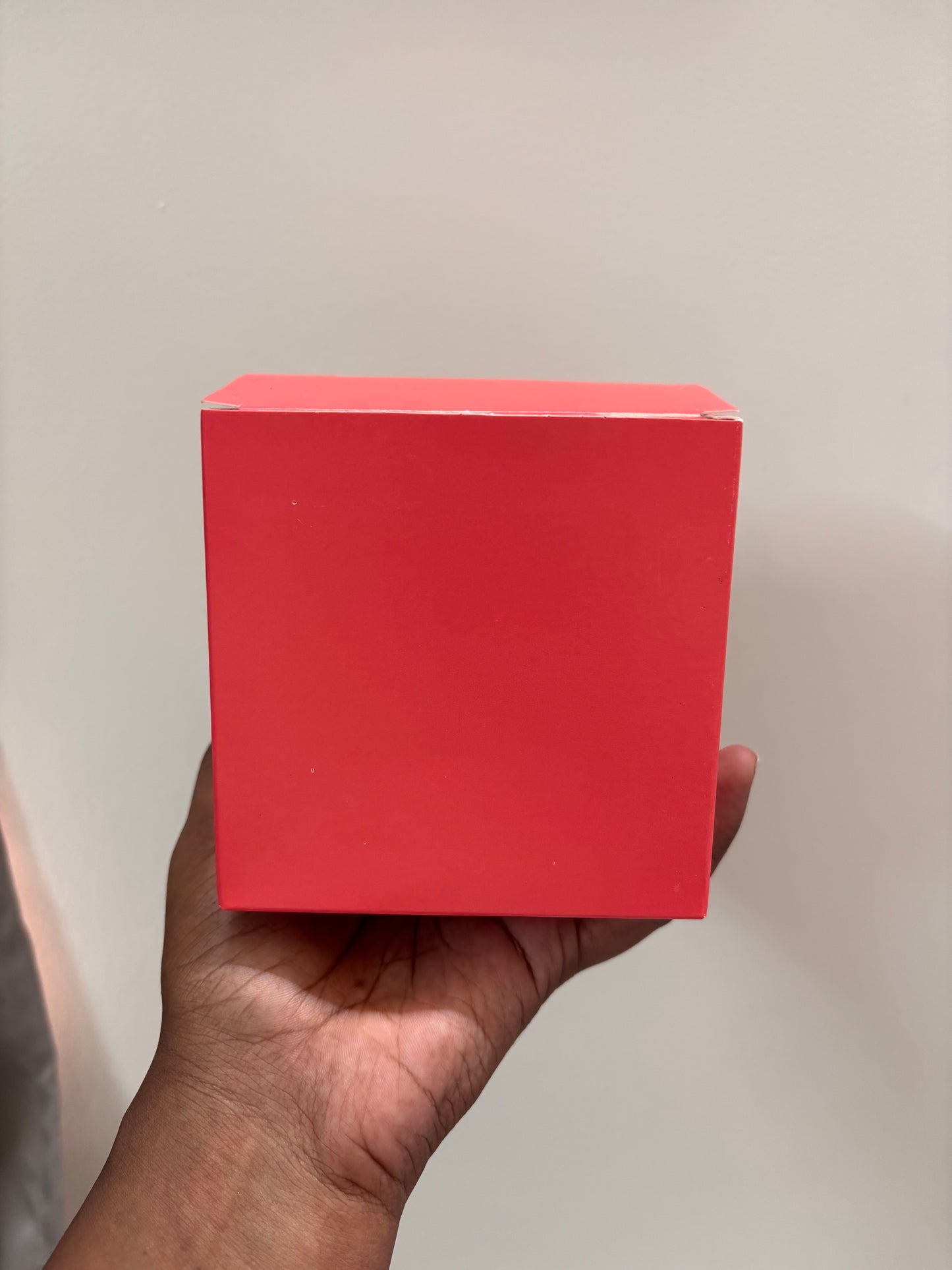 Red Candle Box with Window - 4 x 4 x 4 inch - 59 nos