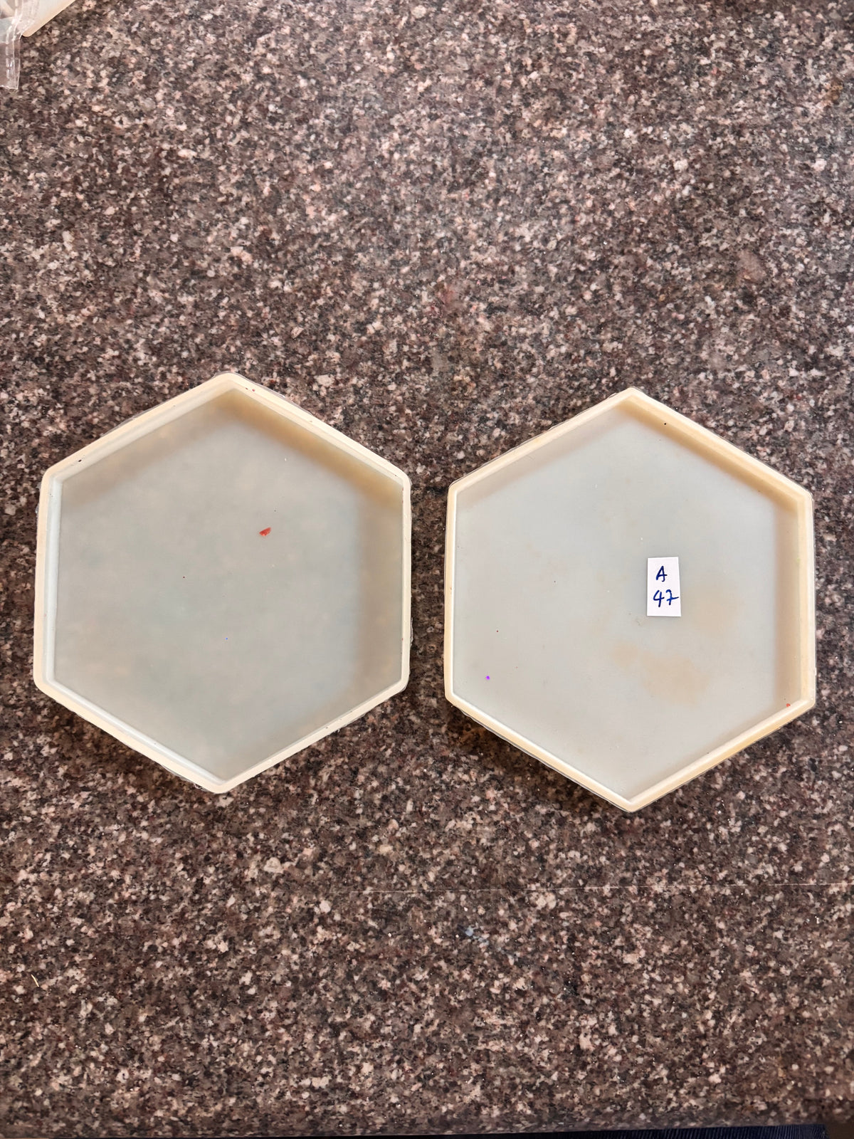 Mould - Hexagon Coaster - Set of 2 - A47