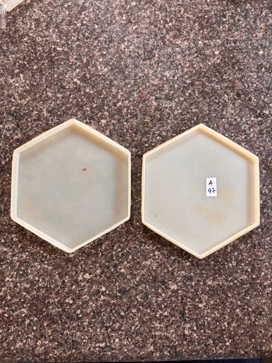 Mould - Hexagon Coaster - Set of 2 - A47