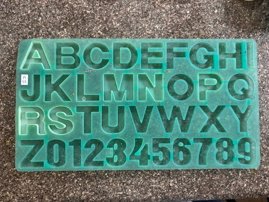 Moulds - Alphabet Keychain - A58