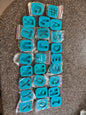 Alphabet Keychain Moulds - A62