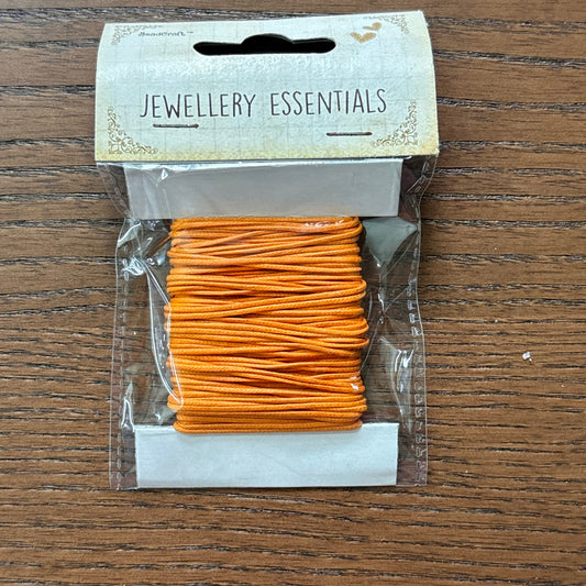 Cotton Thread Orange- 0.5mm - 10 meters